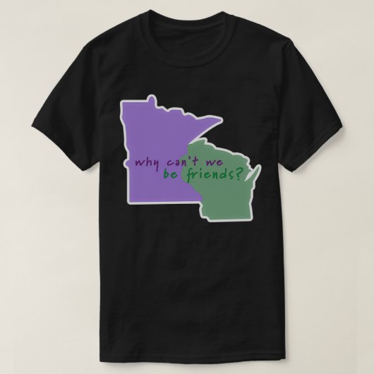 minnesota en wisconsin t-shirt (Design voorkant)