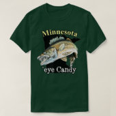 Minnesota Eye Candy Funny Walleye 810 T-shirt (Design voorkant)