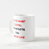 Minnesota-fan, loyaal koffiemok (Voorkant links)