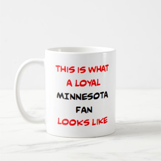 Minnesota-fan, loyaal koffiemok (Links)
