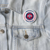 Minnesota Feiten Patriottisch Ronde Button 5,7 Cm (In situ)