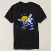 Minnesota Fighting Saints WHA Hockey T-shirt (Design voorkant)