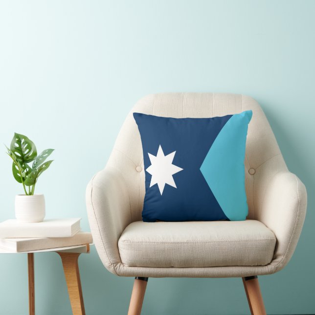 Minnesota Flag American MoJo Pillow Kussen (Stoel)