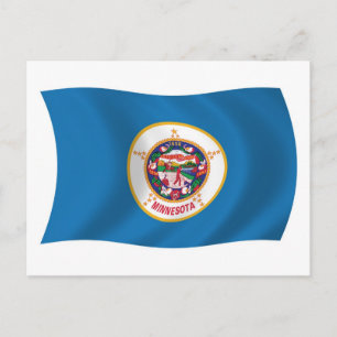Minnesota Flag Briefkaart