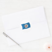 Minnesota Flag Sticker (Envelop)