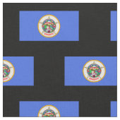 Minnesota Flag Stof (Close Up)
