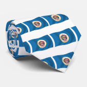 Minnesota Flag Stropdas (Opgerold)