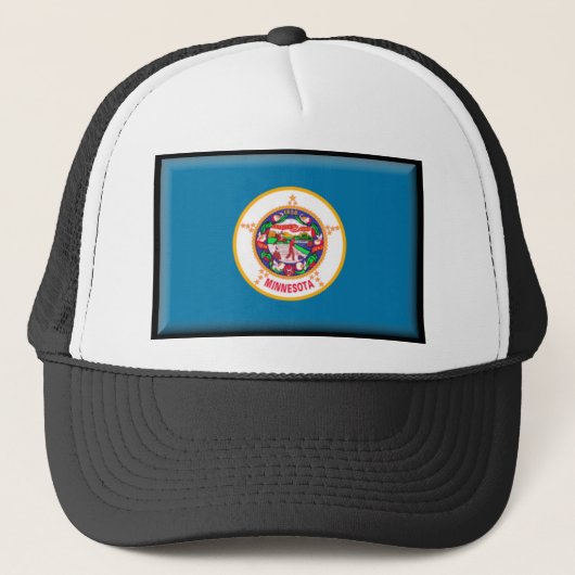 Minnesota Flag Trucker Pet (Voorkant)