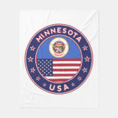 Minnesota Fleece Deken (Voorkant)