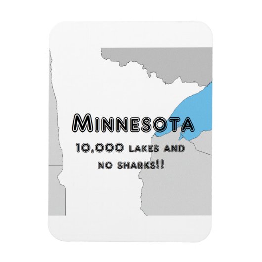 Minnesota Funny Magneet (Verticaal)