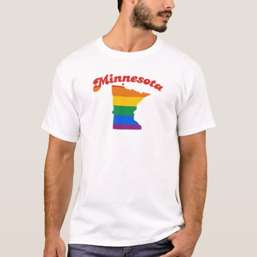MINNESOTA GAY PRIDE T-SHIRT (Voorkant)