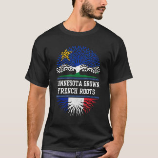 Minnesota geteeld met Franse wortels Frankrijk T-shirt