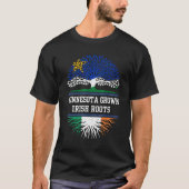 Minnesota geteeld met Ierse roots Ierland T-shirt (Voorkant)