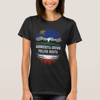 Minnesota geteeld met Poolse wortels Polen T-shirt