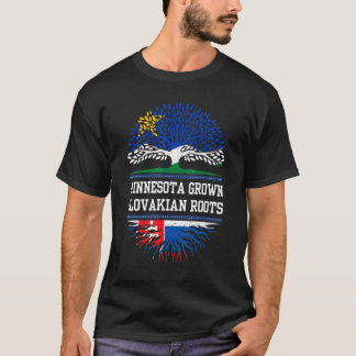 Minnesota geteeld met Slowaakse wortels Slowakije T-shirt