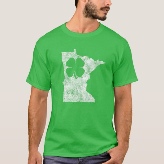Minnesota Gift St. Patrick's Day Shamrock Clover I T-shirt (Voorkant)