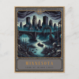 Minnesota Gotische kunst Briefkaart