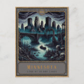 Minnesota | Gotische kunst Briefkaart (Voorkant)