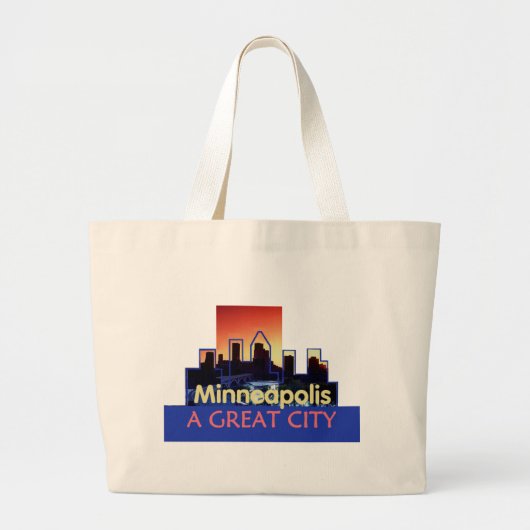 Minnesota Grote Tote Bag (Voorkant)