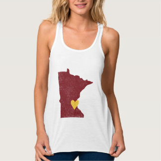 Minnesota Heart shirt (maroon) - !