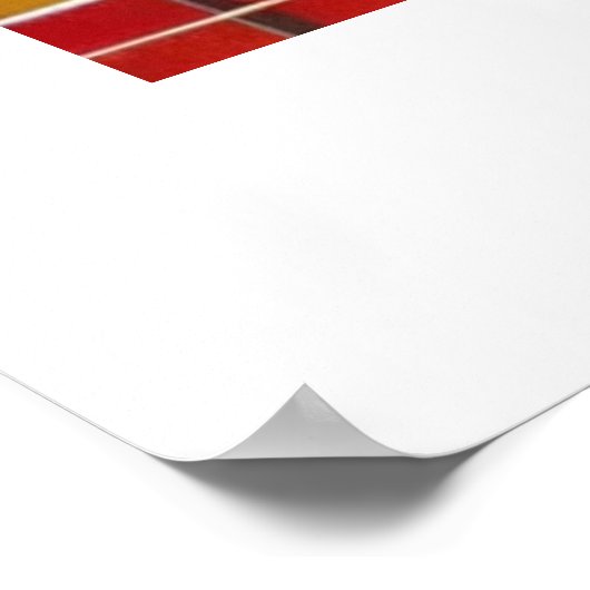 Minnesota herfstbos en meer poster (Hoek)