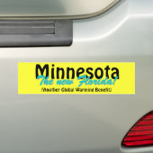 Minnesota Het nieuwe Florida Bumpersticker (Op auto)