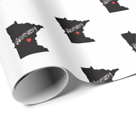 Minnesota Hockey Cadeaupapier (Rol Hoek)