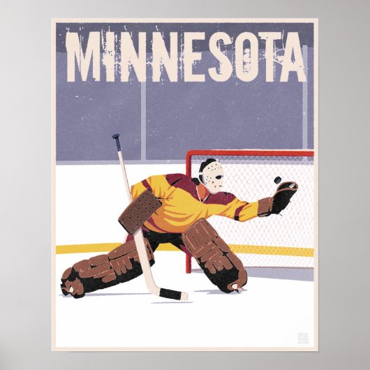 Minnesota hockey poster (Voorkant)