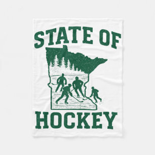 Minnesota - Hockey Staat _1 Fleece Deken