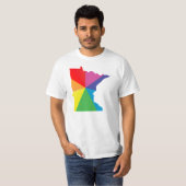 minnesota hoekige pride t-shirt (Voorkant volledig)