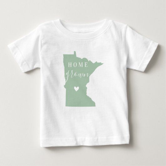 Minnesota Home Grown | Bewerkbare kleuren State Ma (Voorkant)