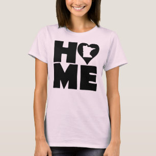 Minnesota Home Heart State Tees T-shirt