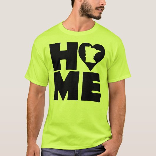 Minnesota Home Heart State Tees T-shirt (Voorkant)