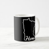Minnesota Home Mn State Map Minnesotan Koffiemok (Voorkant rechts)