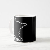 Minnesota Home Mn State Map Minnesotan Koffiemok (Voorkant links)