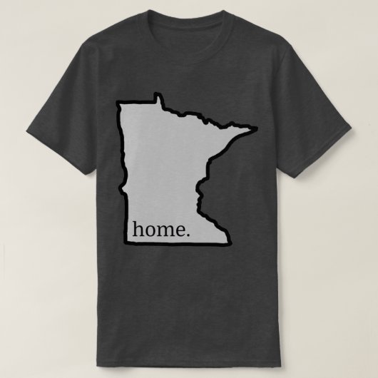 minnesota home roze t-shirt (Design voorkant)