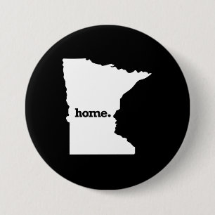 MINNESOTA HOME STAAT -.png Ronde Button 7,6 Cm