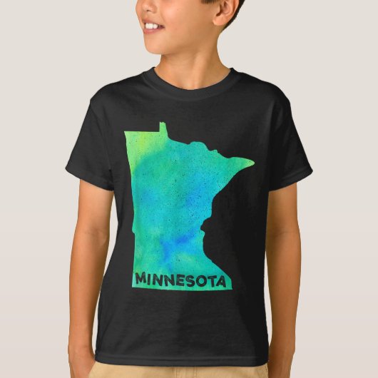 Minnesota Home State Women Men Kid Roots Map Love  T-shirt (Voorkant)