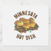 Minnesota Hot Dish Tater Tot Casserole Bier Etiket (Enkel label)