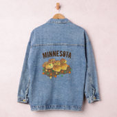 Minnesota Hot Dish Tater Tot Casserole Denim Jacket (Hangar)