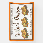 Minnesota Hot Dish Tater tot Casserole Potluck Spandoek (Verticaal)