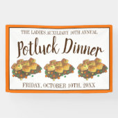 Minnesota Hot Dish Tater tot Casserole Potluck Spandoek (Horizontaal)