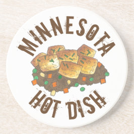Minnesota Hot Dish Tater Tot Casserole Zandsteen Onderzetter