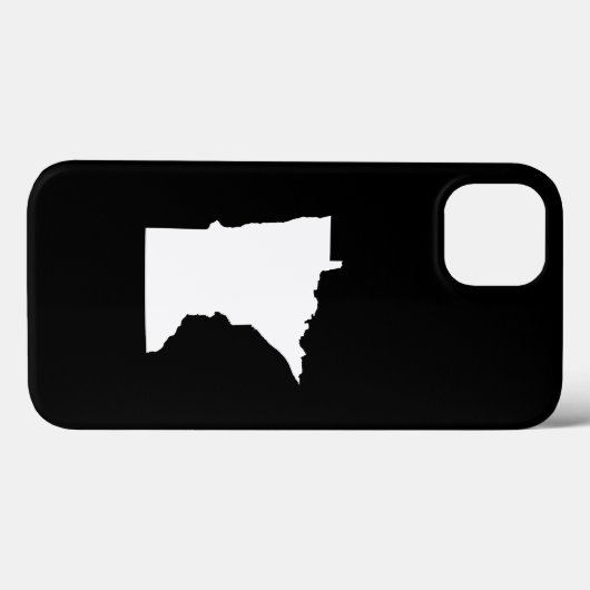Minnesota in wit en zwart Case-Mate iPhone case (Achterkant (horizontaal))
