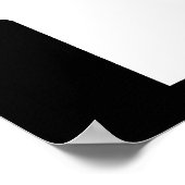 Minnesota in wit en zwart poster (Hoek)