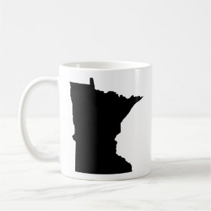Minnesota in zwart en wit koffiemok
