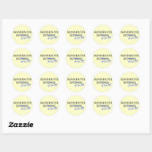 Minnesota is Cool - en Cold! Ronde Sticker (Vel)