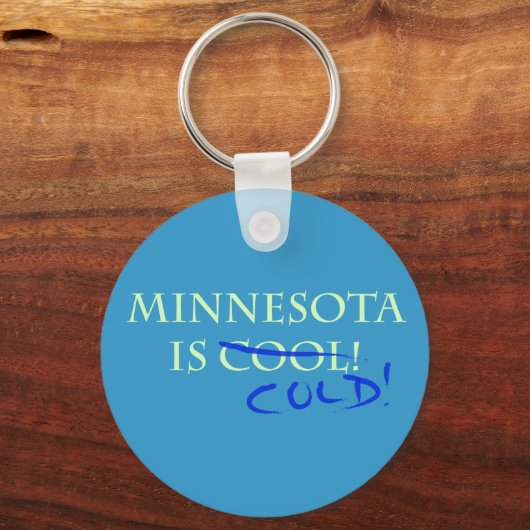 Minnesota is Cool - en Cold! Sleutelhanger (Voorkant)