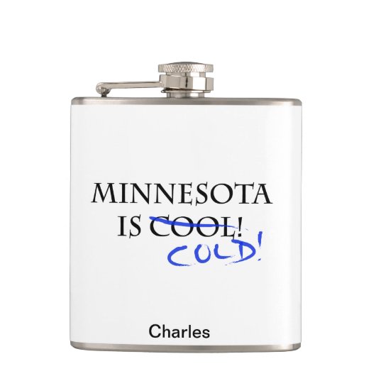 Minnesota is kool heupfles (Voorkant)