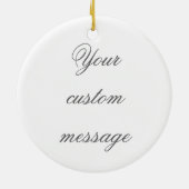 Minnesota is kool keramisch ornament (Achterkant)